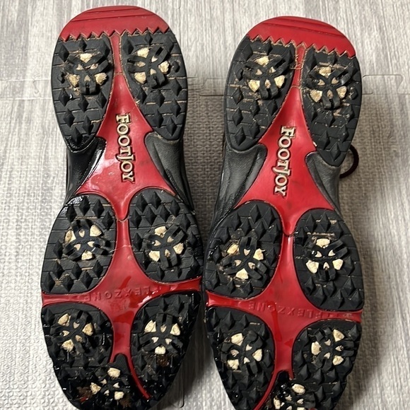 FootJoy Brown & White Flexzone Golf Shoes, Size 8M 45402 - Picture 6 of 6